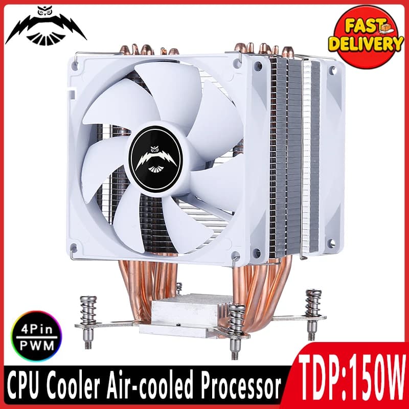Ventola CPU Efficiente con Raffreddamento ad Aria, 2/4/6 Tubi di Calore, Compatibile con LGA2011 x79 x99 2066 E5 115x 1200 1700 1851