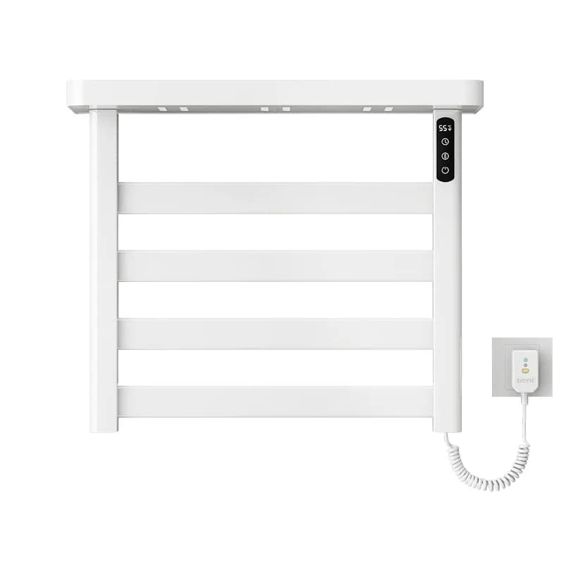 Porta asciugamani elettrico Bagno domestico WC Porta asciugamani intelligente Riscaldamento a temperatura costante Asciugamano da bagno Stendino G50
