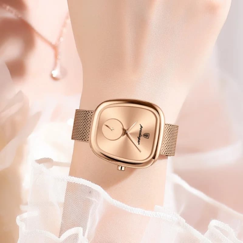 Orologi da Donna con Design a Botte di Vino, Movimento Giapponese, Orologio da Donna Semplice e alla Moda, Quadrante Piccolo, Orologio al Quarzo