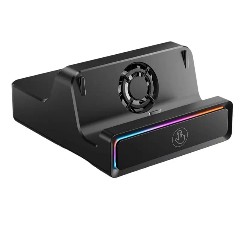 Ventola di Raffreddamento RGB A92Z con Porte USB 3.0 per Docking Station Switch 2, 4K@60Hz - Accessori per Giochi Switch 2