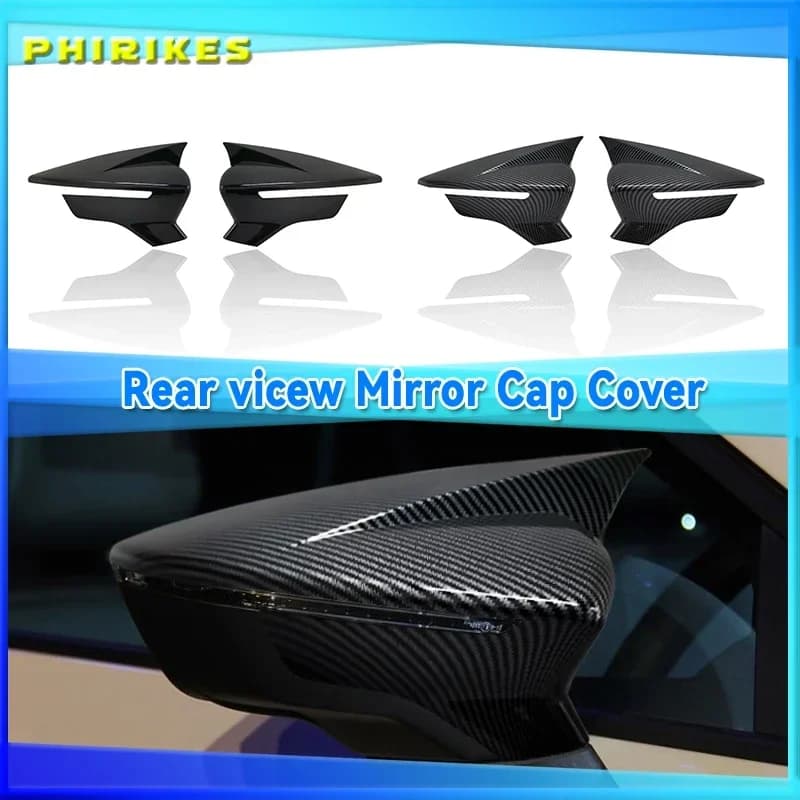 Cover for Mirror Retrovisore in ABS, Calotta Side Mirror for SEAT Leon MK3 5F ST FR Cupra Ibiza Mk5 Arona KJ7 2017-2020, Auto Accessories