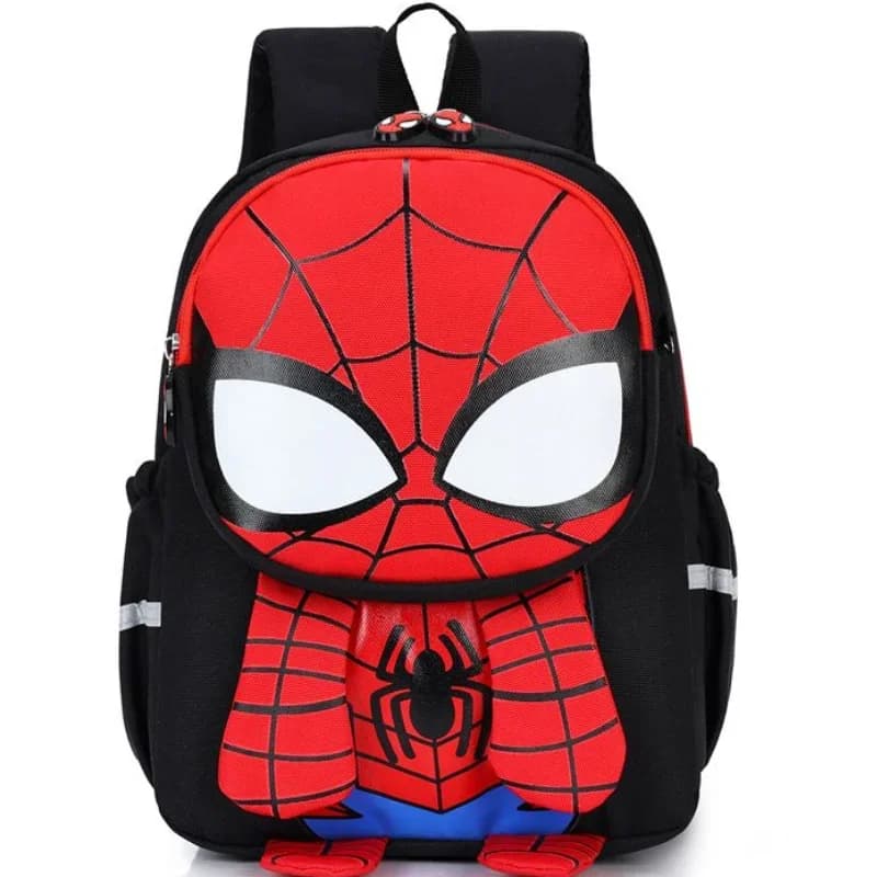 Marvel Series Spider-Man Cartoon Anime Fashion Cute School Bag Kindergarten Light Travel All-match zaino in stile straniero regalo