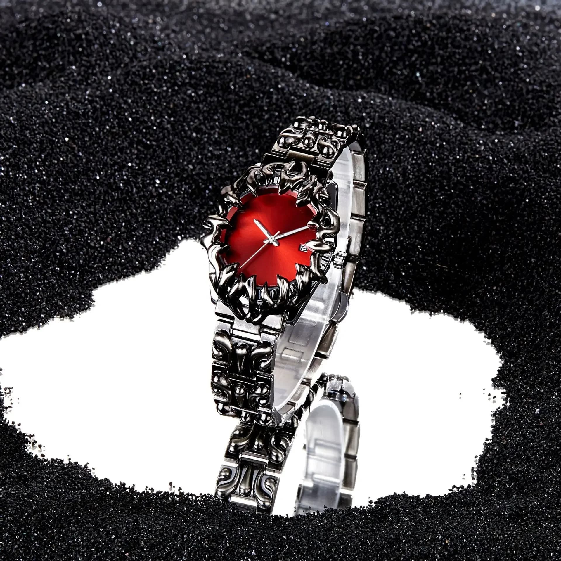 Classic Retro Claw alabaster Style Y2K Watches For Men European and American Watch Fashion Cool Alien Advanced Ins Niche Design