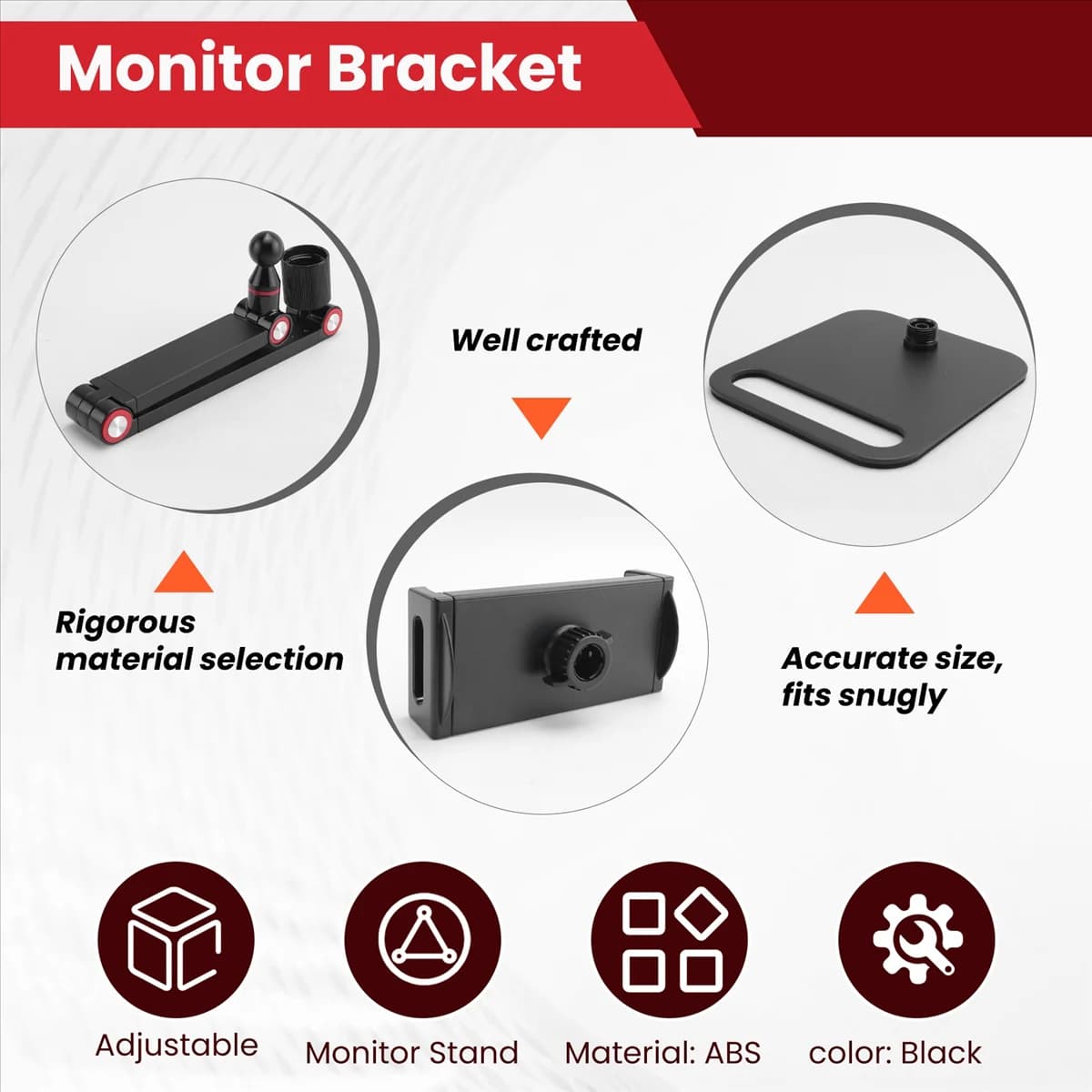 SuperHot portable monitor stand 360° adjustable Tablet support with revolving bracket compatible with tablet
