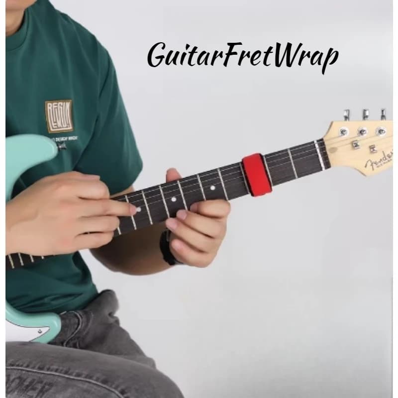 Chitarra Basso Ukulele Riduzione del rumore Silenzioso Protezione per corde Fret Wrap Drum Paraurti Nastro Strumenti musicali Accessori 1pz