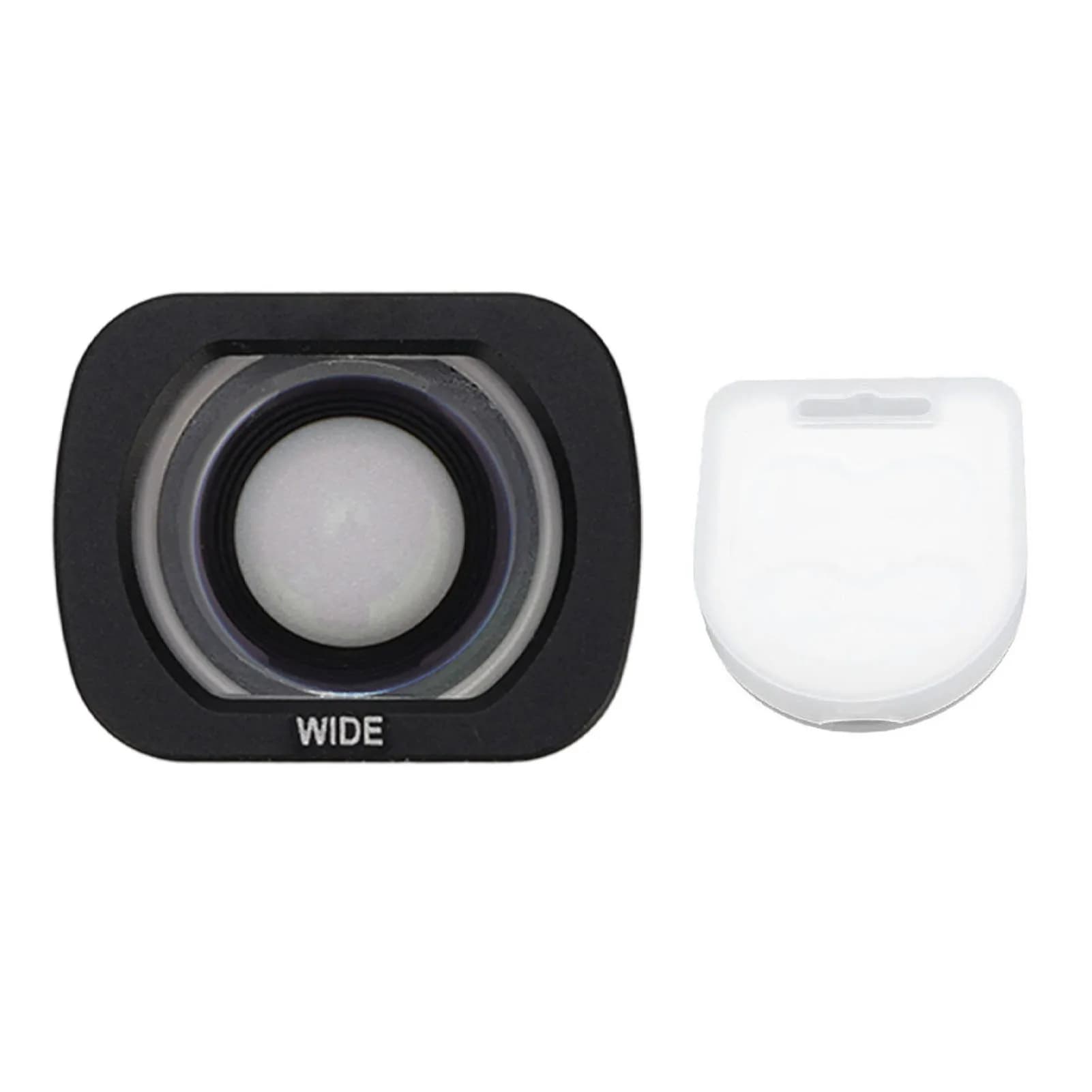 Lente Grandangolare 15.5mm in Vetro Ottico per Drone, Rivestimento HD Anti-Distorsione, Telaio in Lega di Alluminio, 100 Gradi