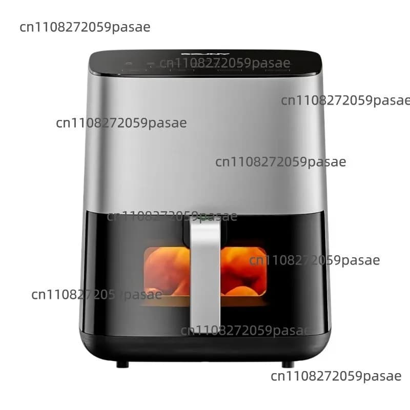 Friggitrice ad Aria Digitale con Finestra di Visualizzazione e 8 Programmi Preimpostati, 5L 1450W, Elettrodomestico da Cucina Smart con Touchscreen per una Cucina Facile
