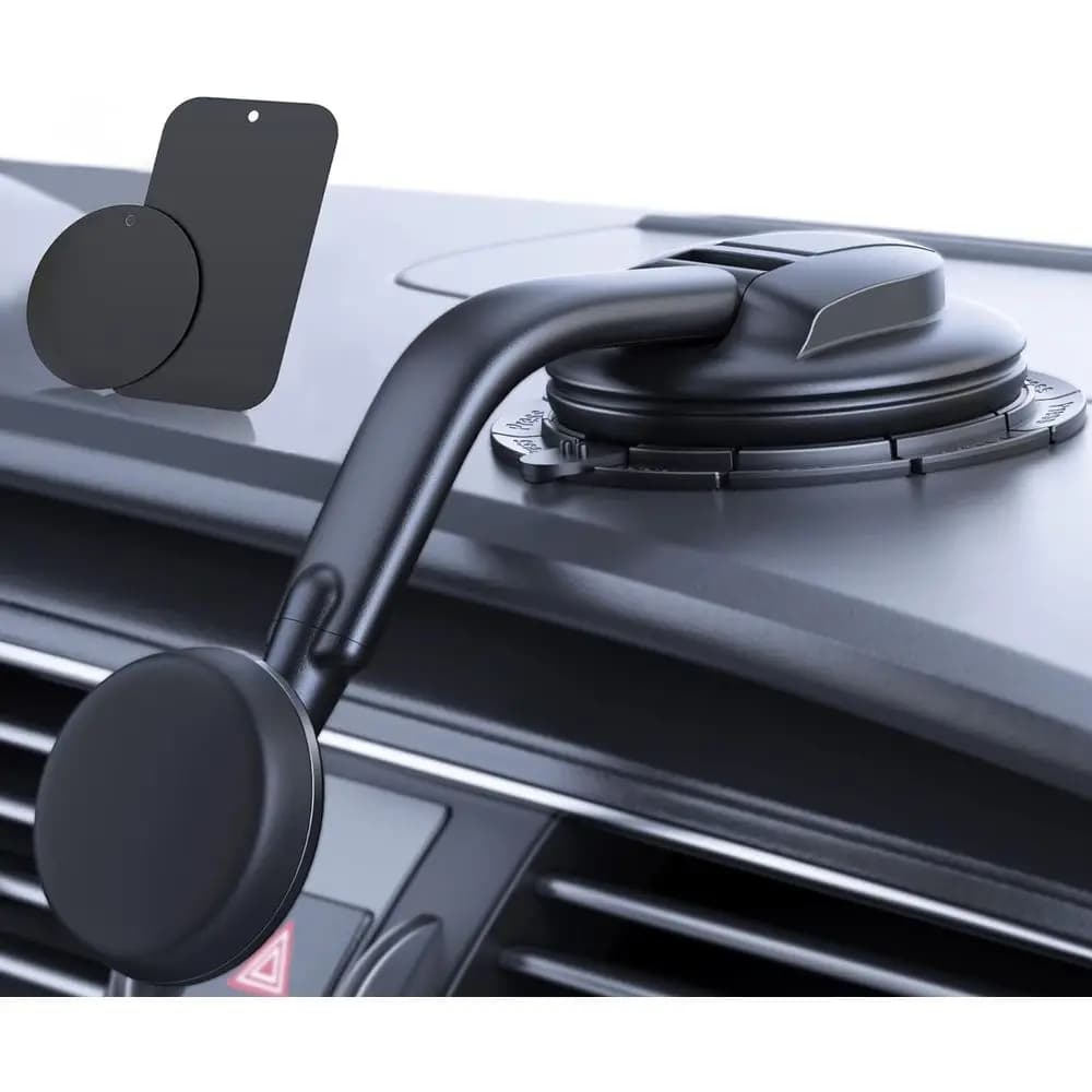 Powerful Magnet Military Grade Strong Suction Dashboard Windshield Magnetic Car Phone Holder Cradle Fit iPhone Android All Automobiles
