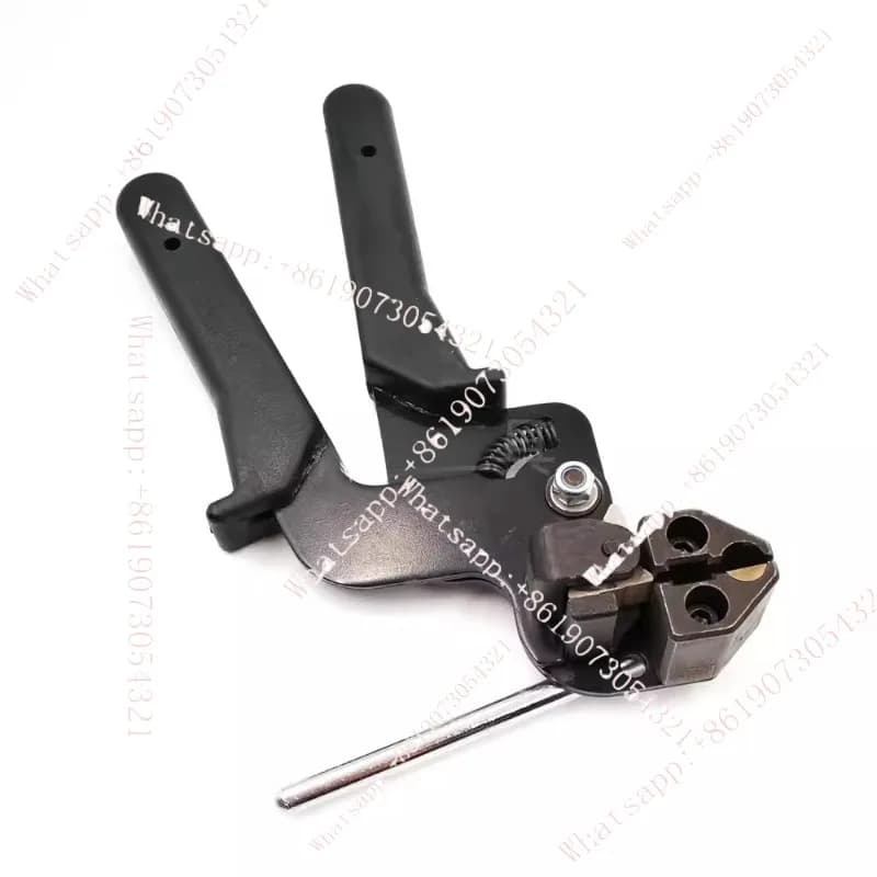 Pistola per Fascette in Acciaio Inox HS-600B, Strumento Manuale per Legatura e Taglio Cavi