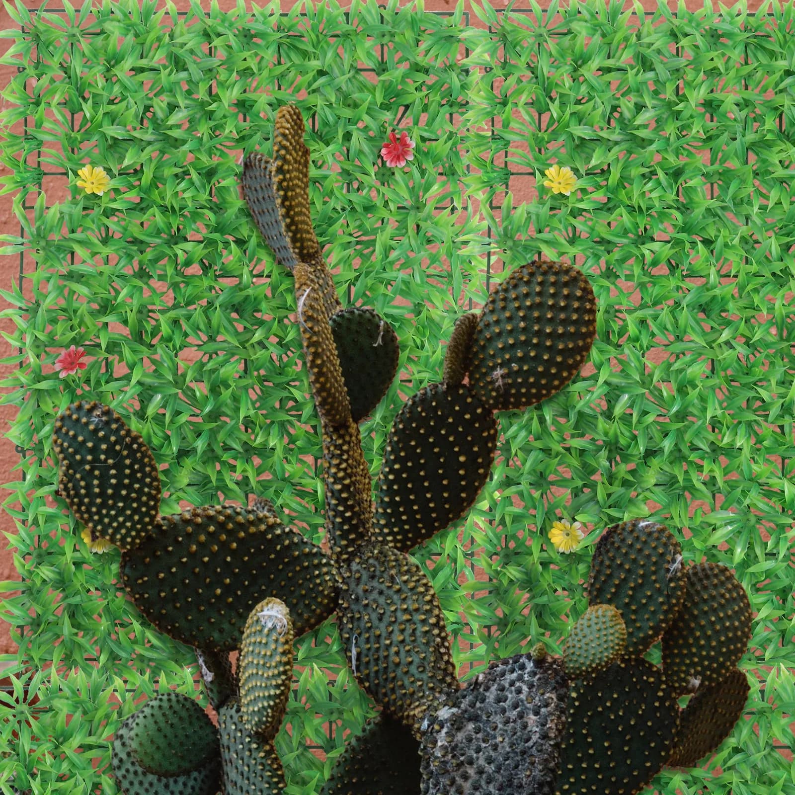 1 Piece Decorative Grass Panel Synthetic Wall, Green Background for Party Decorations and Home