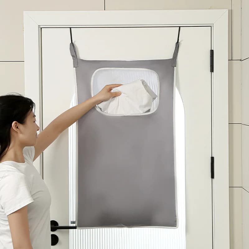 1 pcs Hanging basket over the door, wall organizer for dirty clothes, for bathroom, toy door, bedding bags