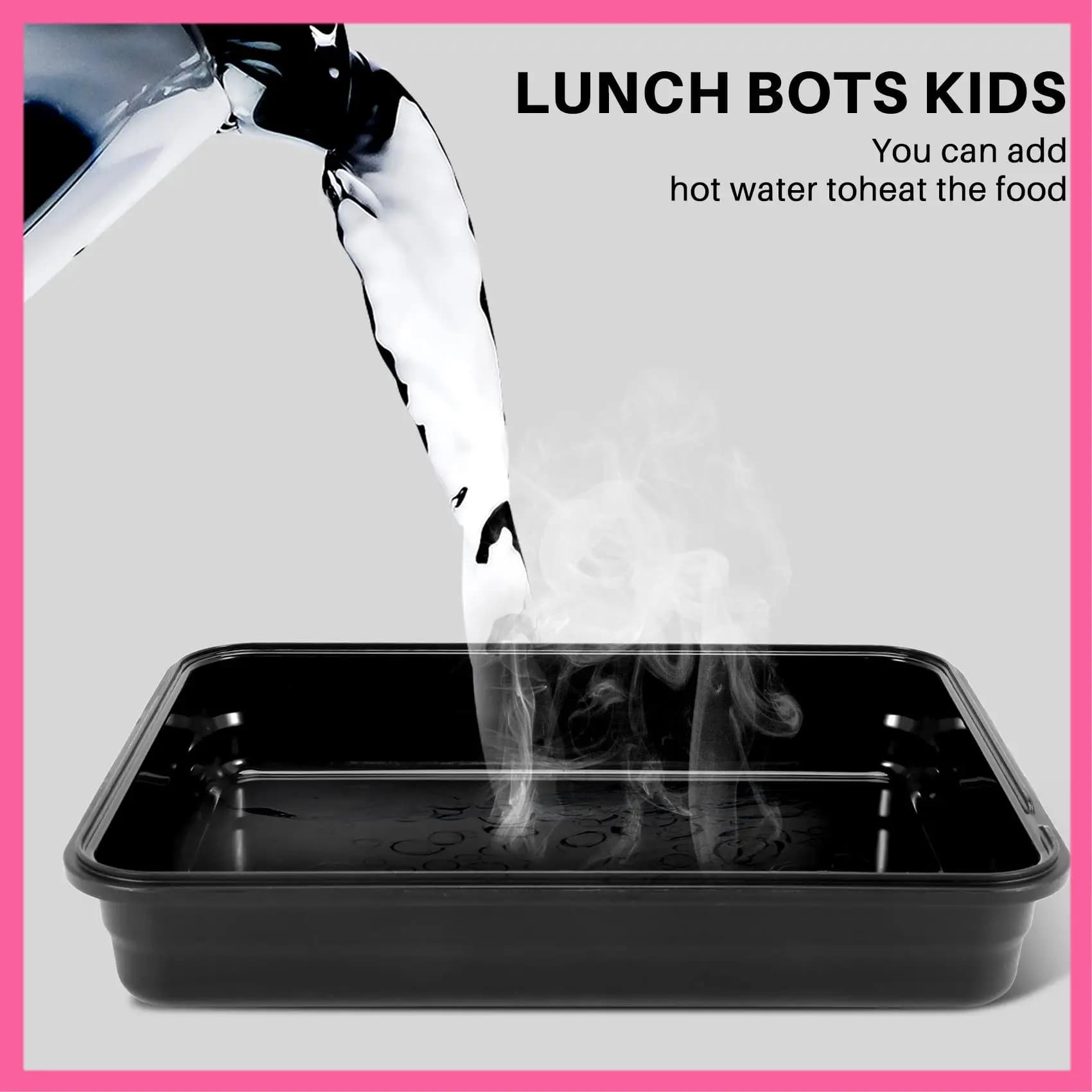 HOT-Lunch Bento Box Contenitore per alimenti quadrato in acciaio inossidabile isolato a tenuta stagna con scomparto sigillato per lavoro donna uomo