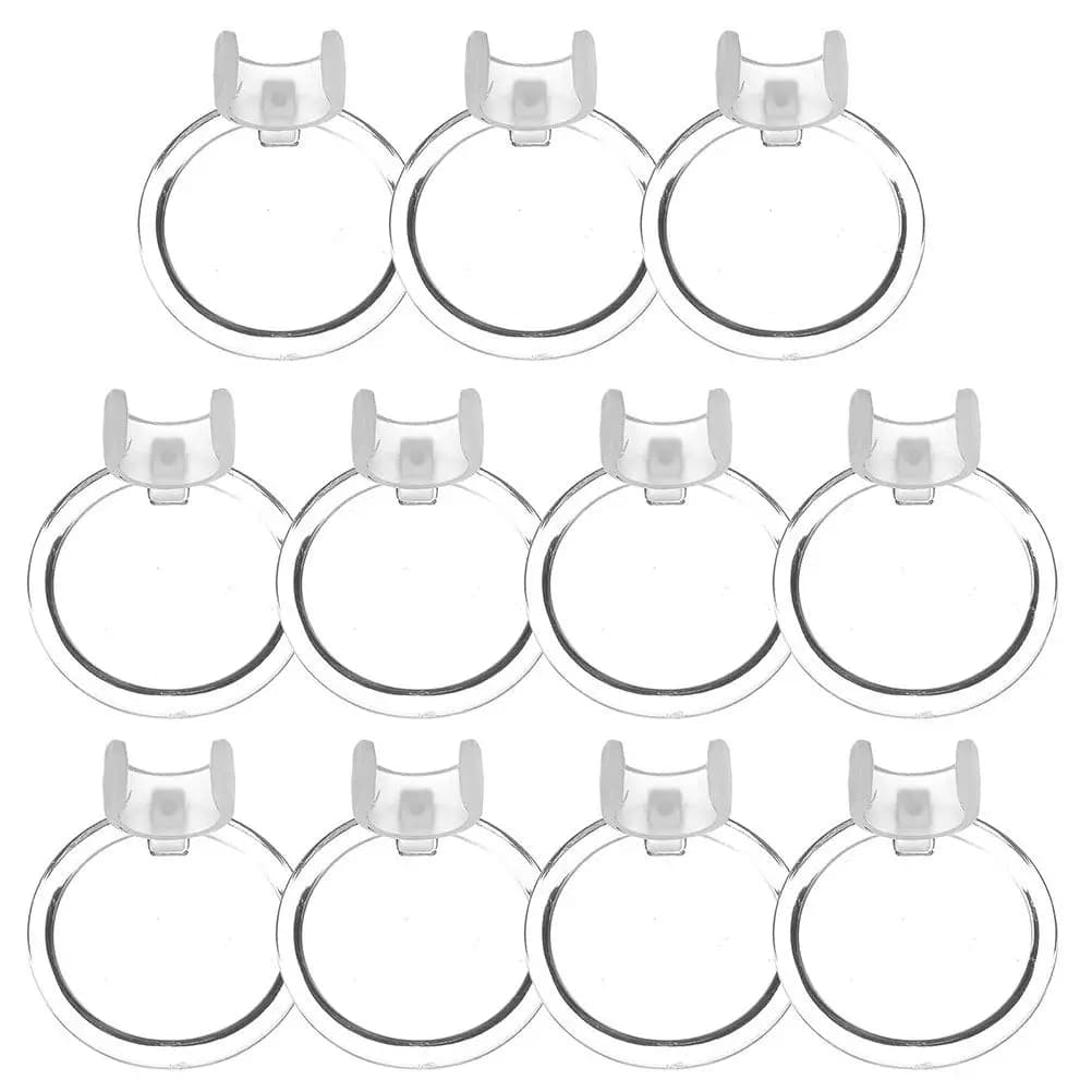 20 Pezzi Lente d'ingrandimento portatile in plastica con supporto per penna per ricamo, per arte con diamanti, pittura e accessori per penne da trapano con strass