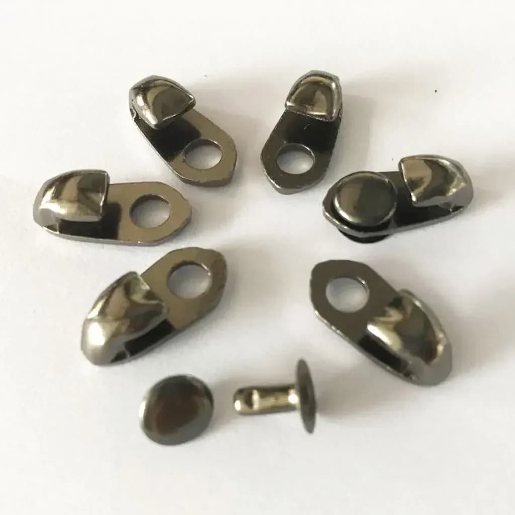 20 set ganci per stivali raccordi in pizzo con rivetti campo escursione arrampicata riparazione moschettone lacci fibbie fermacorda antiscivolo morsetto nero