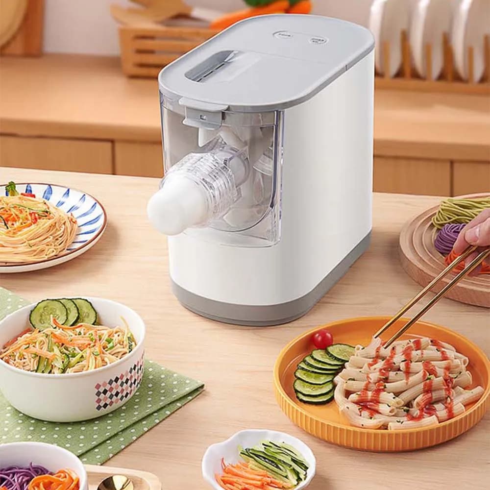 Macchina per pasta elettrica versione 2025 Macchina per tagliatelle completamente automatica Macchina per pressa per pasta domestica Mesin Pembuat Mie