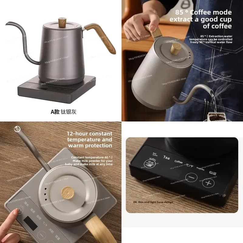 Kettle, household, special for making tea, slender mouth, constant temperature electric kettle