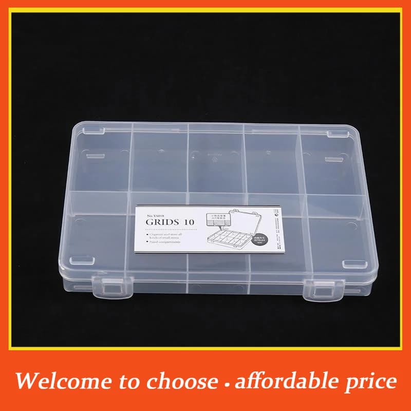 TH Car Model Storage Box 10 Grids Boys Toy Dustproof Organizer Case For Diecast Vehicles And Models