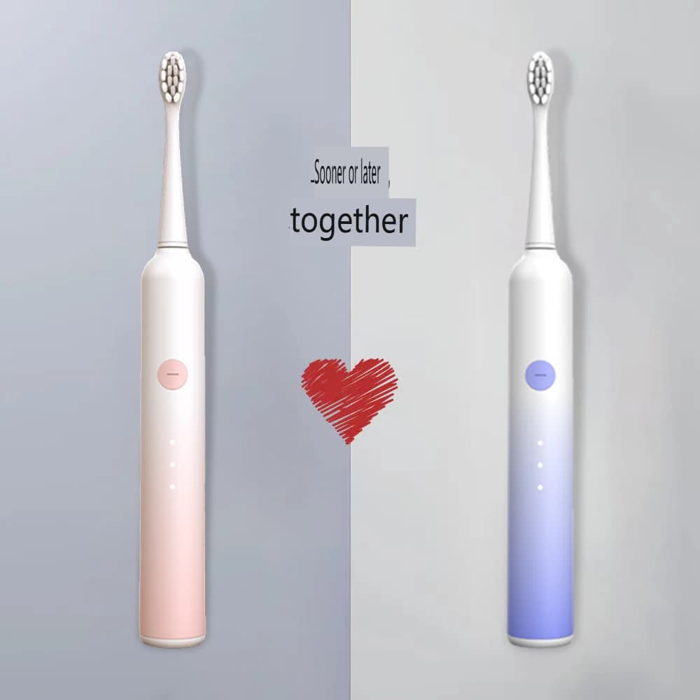 Compatible with Oral B Sonic Electric Toothbrush, Ultrasonic Smart Toothbrush, Adult Rechargeable with 5 Heads