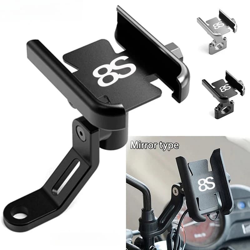 Per SUZUKI GSX-8S GSX8S GSX 8S 2023 2024 2025 Moto CNC Accessori Manubrio Specchio Supporto Del Telefono Mobile GPS Del Basamento Della Staffa