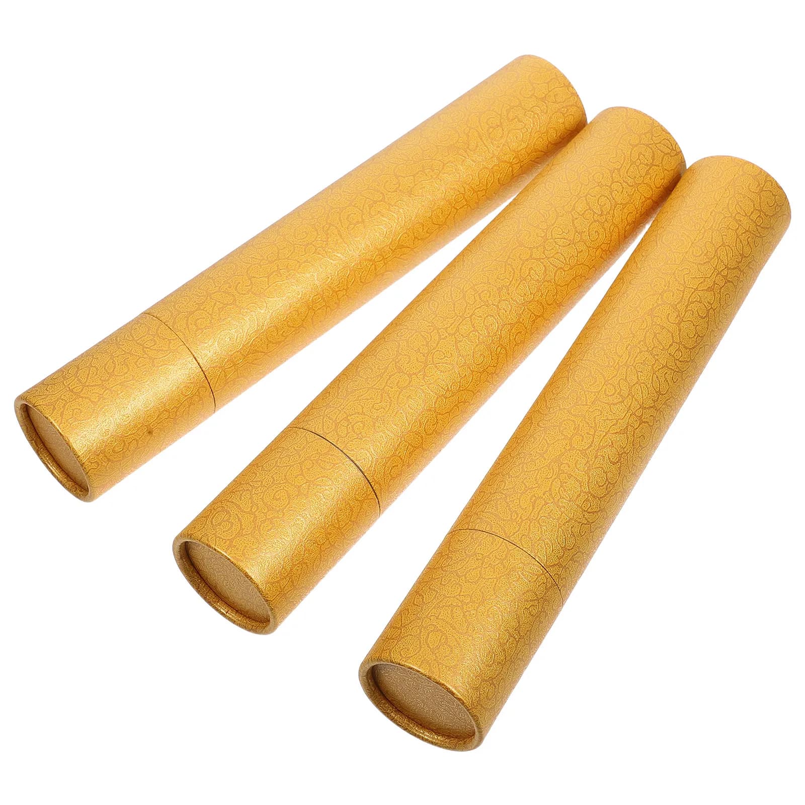 Incense Stick Storage Tubes 3 Pack Paper Holders with Caps Aromatherapy Containers for Home Decor