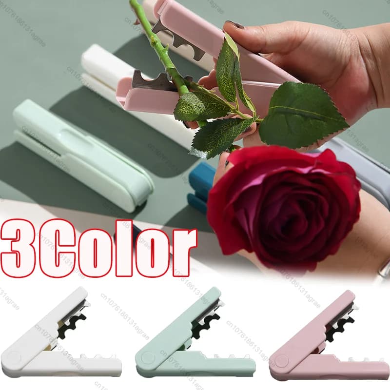 Rimozione di spine di rosa Rimozione di spine Utensile da taglio fai-da-te Rimozione di ramoscelli Attrezzi da giardinaggio per fiori Forbici da giardinaggio Utensili manuali