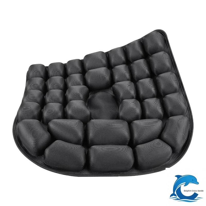 Cuscino gonfiabile per auto con pompa integrata, traspirante, anti-decubito, per il coccyx, adatto per la riempitura d'aria.