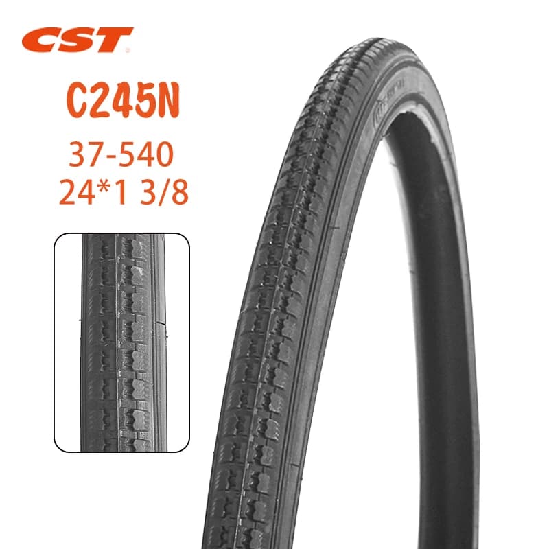 CST 24 26 inch Pneumatics for mountain bike C245N 24 26*1 3/8 Ultra lightweight 26er Wear resistance MTB Folding Bike Tire