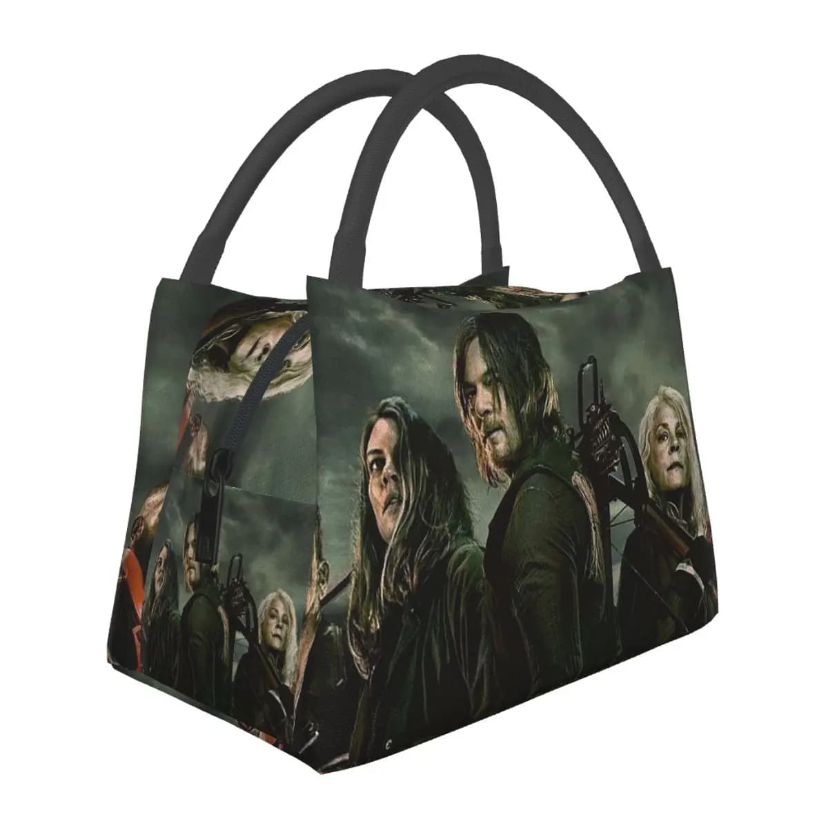 The Walking Dead Insulated Lunch Bag for Women Picnic Storage Food Boxes Portable Container Cooler Thermal Lunch Box Tote
