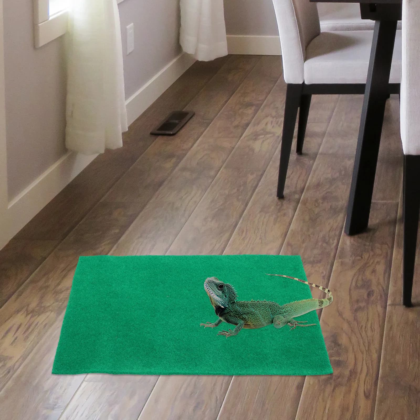 2 tappetini per rettili dall'aspetto naturale, resistenti all'usura, per uso domestico, comodi tappeti protettivi per serpenti, accessori per rettili
