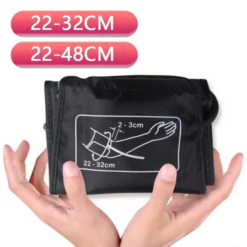22-32 cm/22-48 cm Polsino Per Tonometro Digitale Misuratore di Pressione Sanguigna Medica Monitor di Frequenza Cardiaca Sfigmomanometro