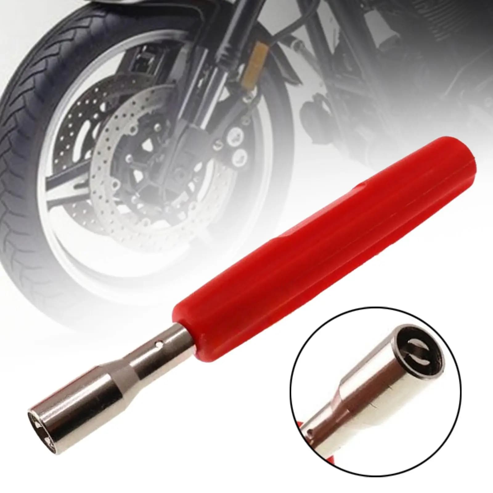 Riparazione valvole pneumatici Strumenti per la rimozione del nucleo della valvola della gomma Estrattore del nucleo delle valvole Set di strumenti per nuclei delle valvole dei pneumatici per pezzi di ricambio del motociclo
