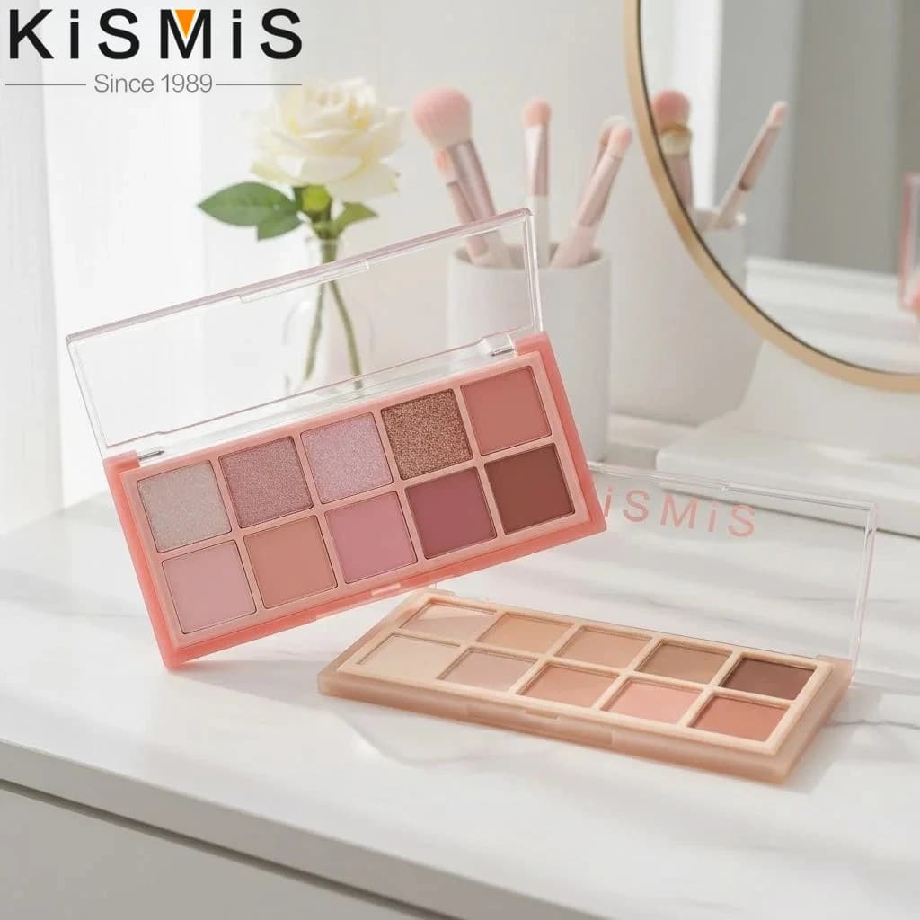 Palette Ombretti Nude Long-Term Opachi, Smokey Make-up, Glitter Eye Shadows Morbid Brown