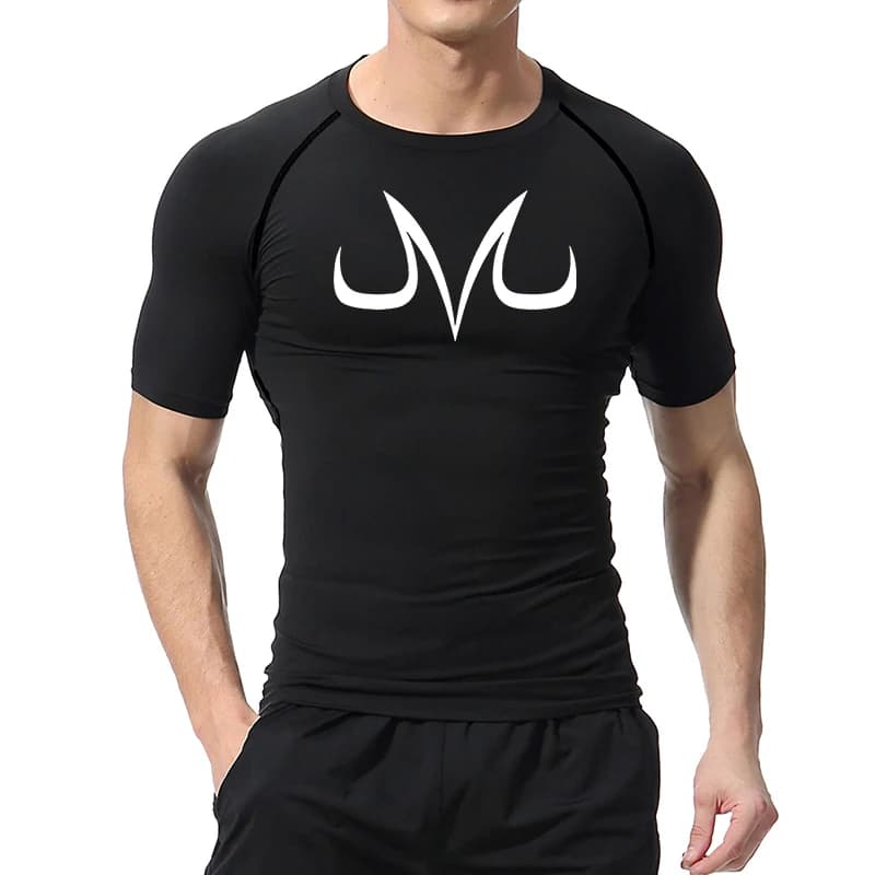 Graphic Compression Shirts for Men Summer Short Sleeve Rash Guard Gym Workout Tshirt Athletic Quick Dry Baselayer Undershirts