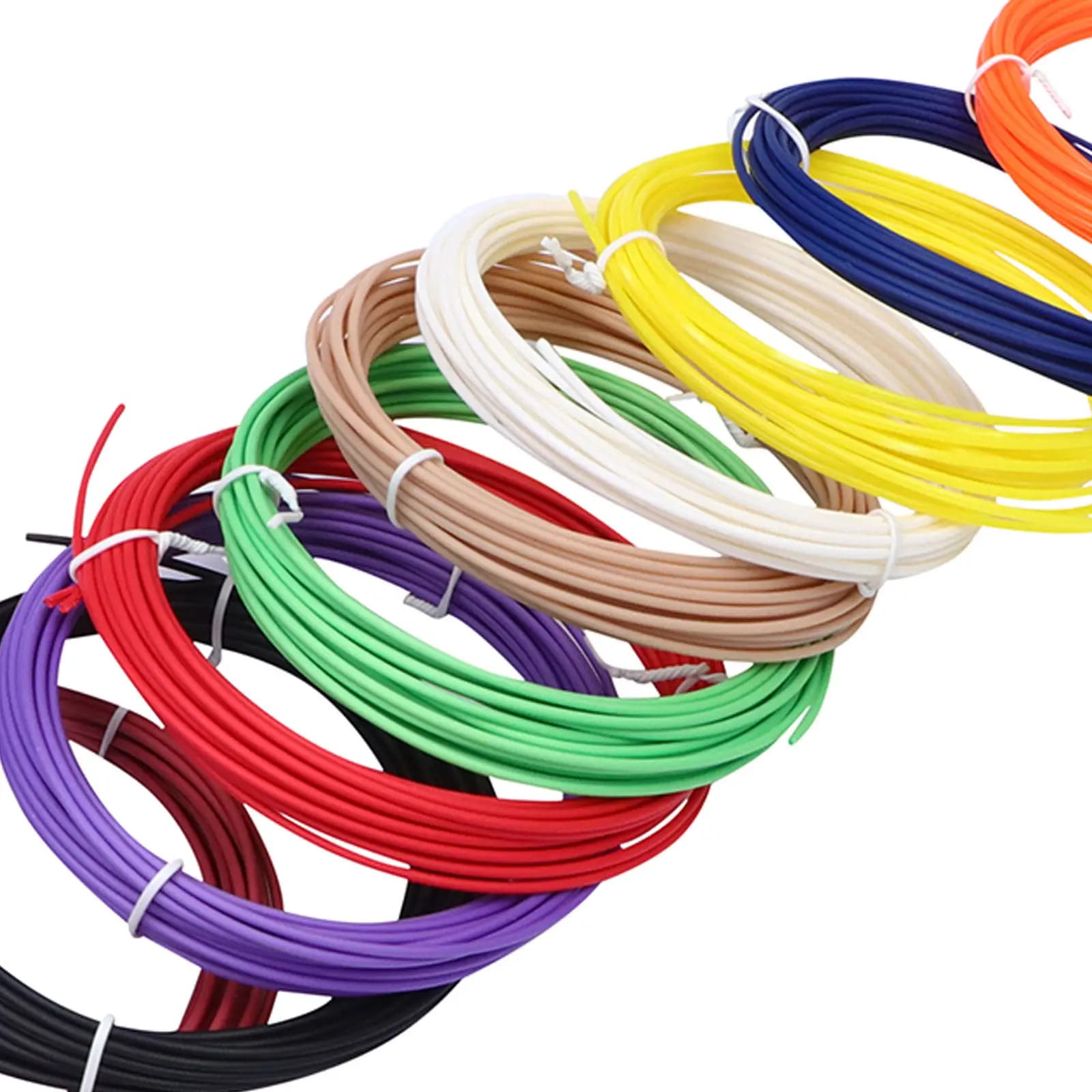 Pla 3D Printer Filament 1.75mm 18 Random Colors Eco Friendly Biodegradable Low Odor High Consistency for 3D Printing Pens DIY