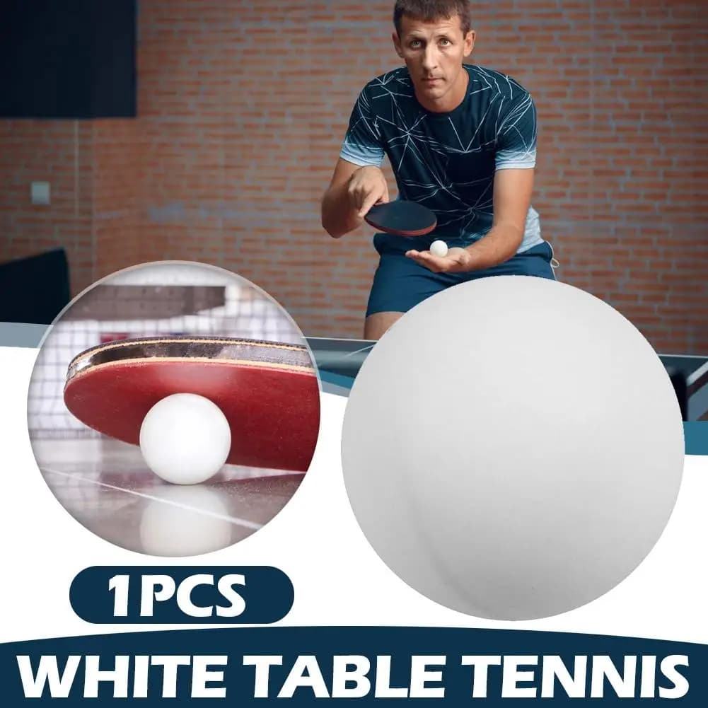 1/5pcs 40mm PP White Table Tennis Balls Sandblasted Can Be Colored Decorations DIY Games And Training For Children Adults