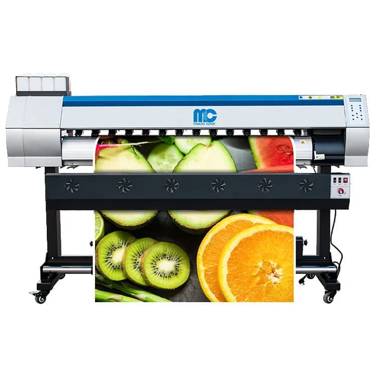 Factory 1.8m/1.6m Cotton Sublimation Paper Printing Shop Machine Fabric Printer with Xp600 Price