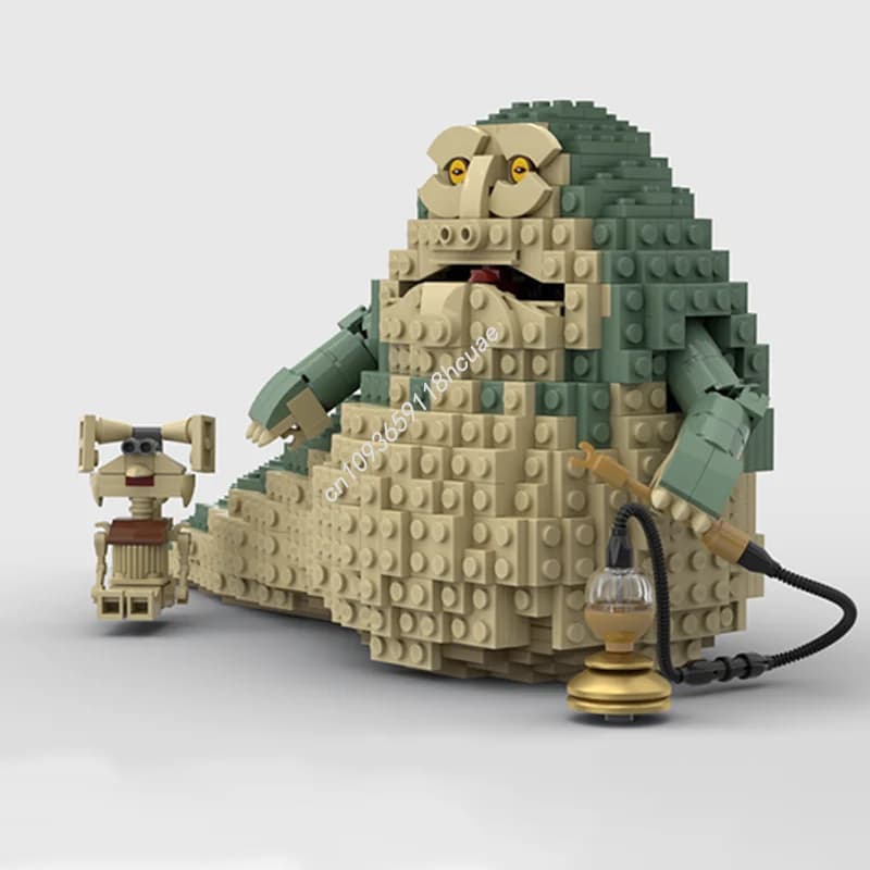 953PCS Moc Jabba The Hutt Pet & Pipe Modello Building Blocks Mattoni Personalizzati Giocattoli Educativi Per Bambini Di Compleanno Per Adulti Regali Fai Da Te