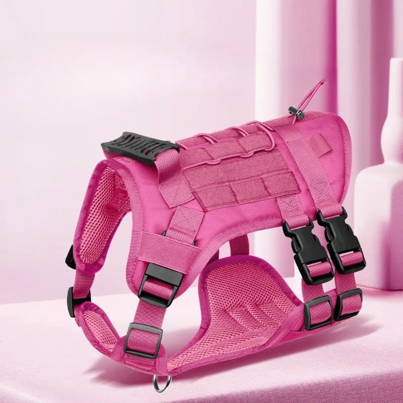 Imbracatura per Cani Resistente, Regolabile, a Gilet Largo, Anti-Fuga, Anti-Trazione, per Addestramento Cani di Taglia Grande