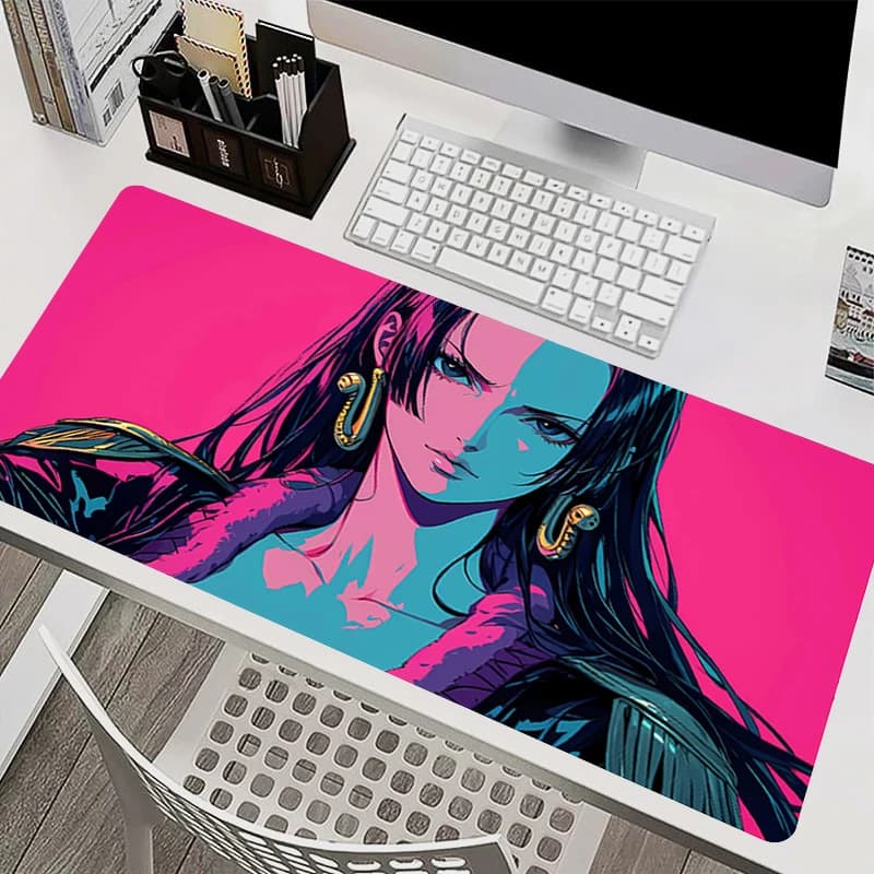 Large Mouse Pad Notebook Keyboard Mousepad O-one P-piece Boa Hancock Anime Desk Mat Gaming Pad Colorful Mouse Mats For CS GO LOL