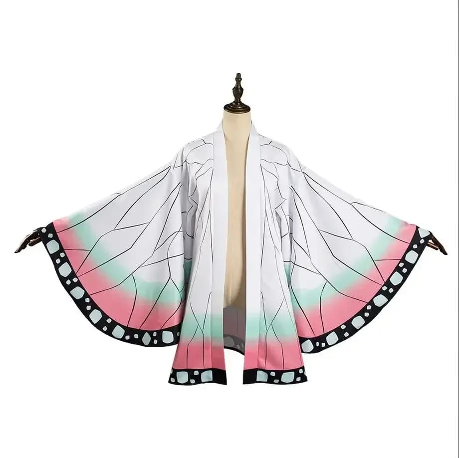 Demon Slayer Kimetsu no Yaiba Kochou Shinobu Costume Cosplay Coat Adult Dresses Kimono