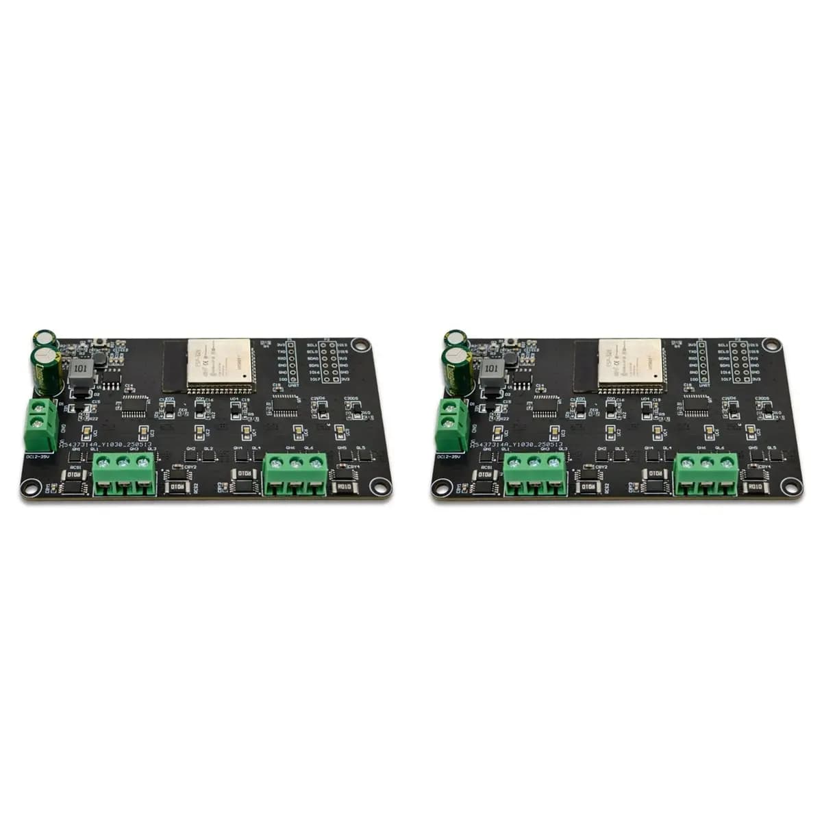 2X ESP32 Simple FOC Dual-Channel Brushless Motor Driver Board with ESP32-WROOM-32E Module for Arduino