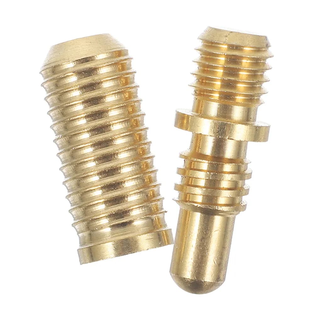 Set di viti per giunto stecca da biliardo in rame, per collegamento stabile e resistente, viti di prolunga per stecca da biliardo, accessori per snooker