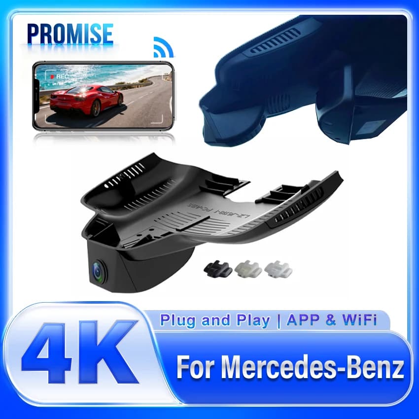 Car Video Recorder Night Vision UHD 4K 2160P DVR Dash Cam for Mercedes Benz MB E Class W213 S213 CLS C257 AMG GT C190