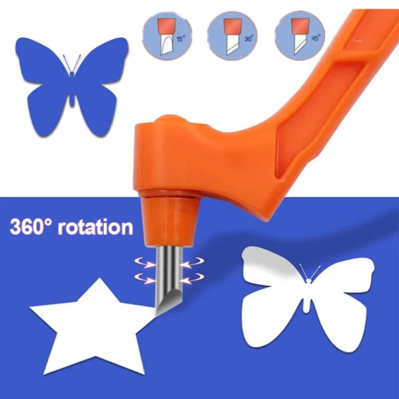 1/4sets Self-Healing Double-Sided cutting mat, Safety DIY Art Cutting Tool Craft Cutting With 360 Steel Rotary Blade Board