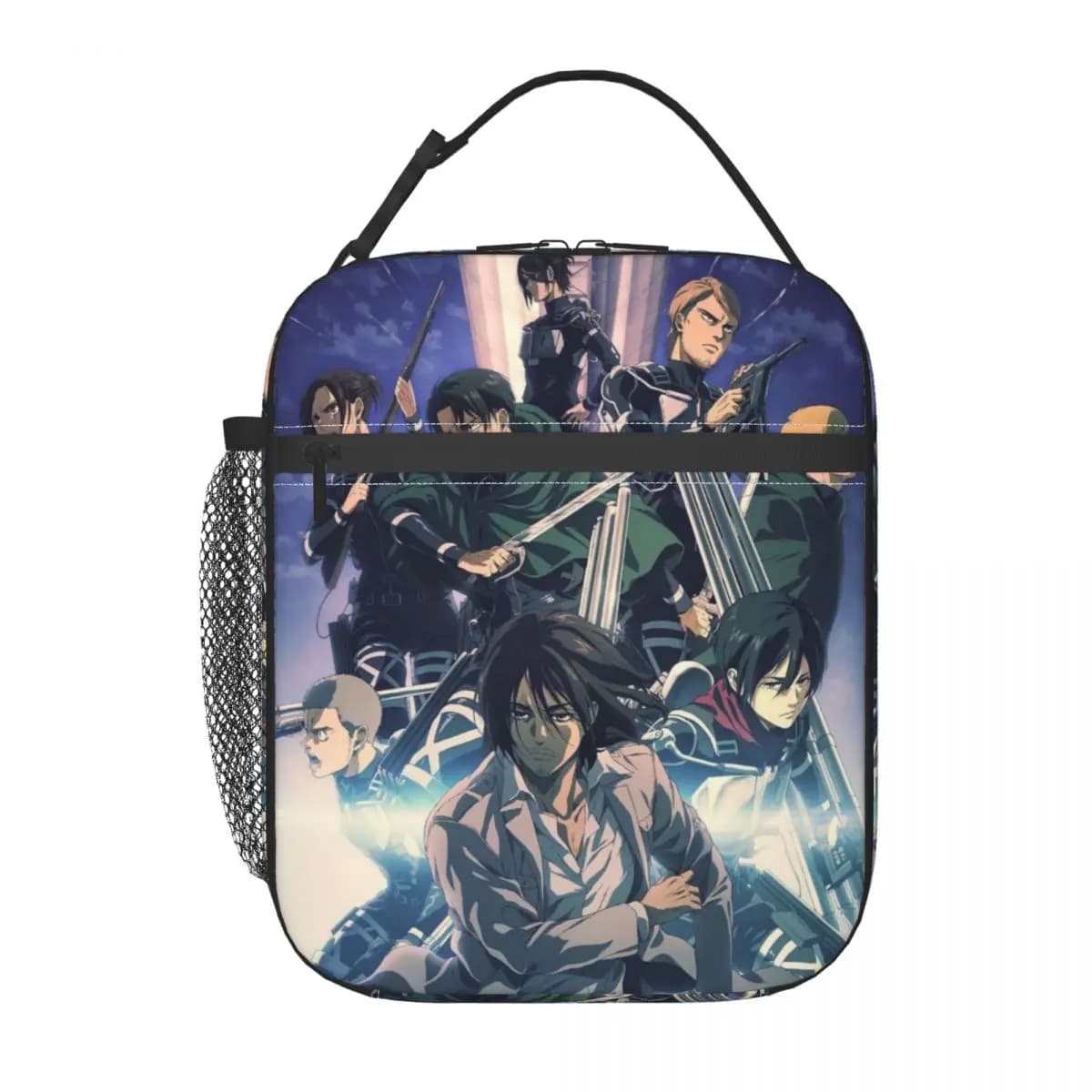 Borsa per il pranzo personalizzata Attackes On Titan per donna, borsa termica isolata per il pranzo, borsa da spiaggia, campeggio, viaggio, impermeabile