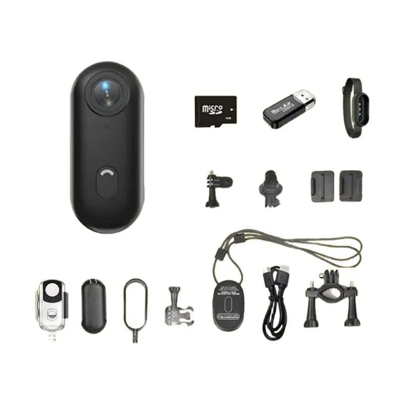 'REGALO'Action camera 4K 128G WIFI for free hand POV registration with cycling accessories for vlogging and cycling on road B
