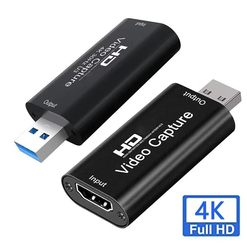 Scheda di acquisizione video con uscita 1080P, ingresso 30Hz 30fps, compatibile HDMI, per streaming live, acquisizione USB 2.0 per registratore e audio di gioco