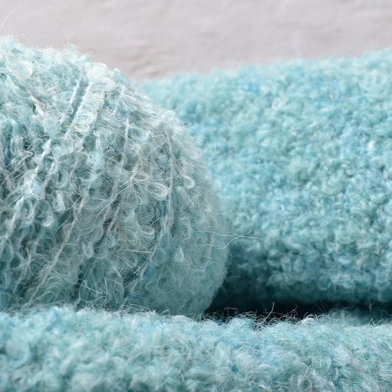 50g di Lana di Alpaca Loop Filato Teddy Roll Filato di Lana Loop Filo Fatto A Mano FAI DA TE Velluto Gancio Ago Filo Tessuto A Mano Sciarpa Filo di Bambola