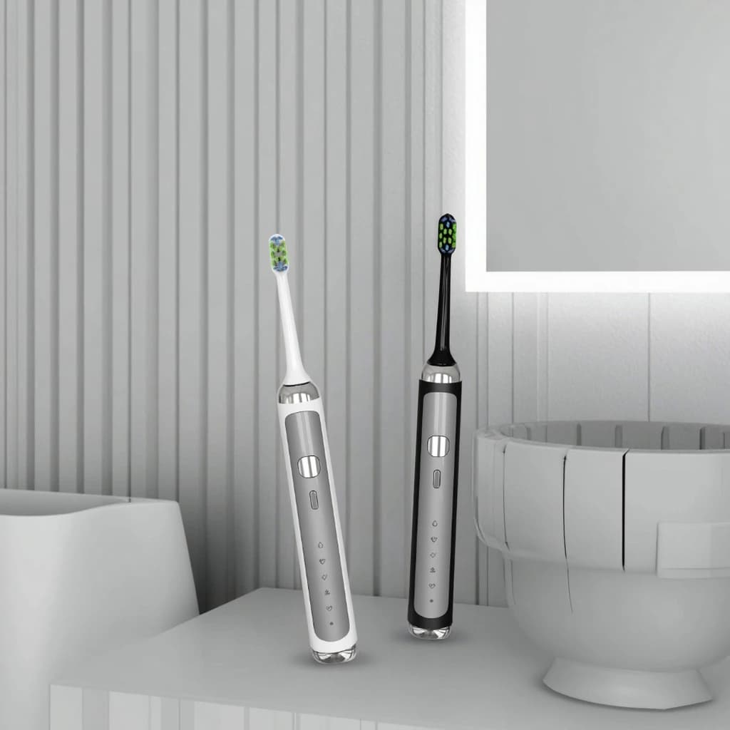 Wireless waterproof electric toothbrush with five hours fast USB charging, ultra long standby time with touch control