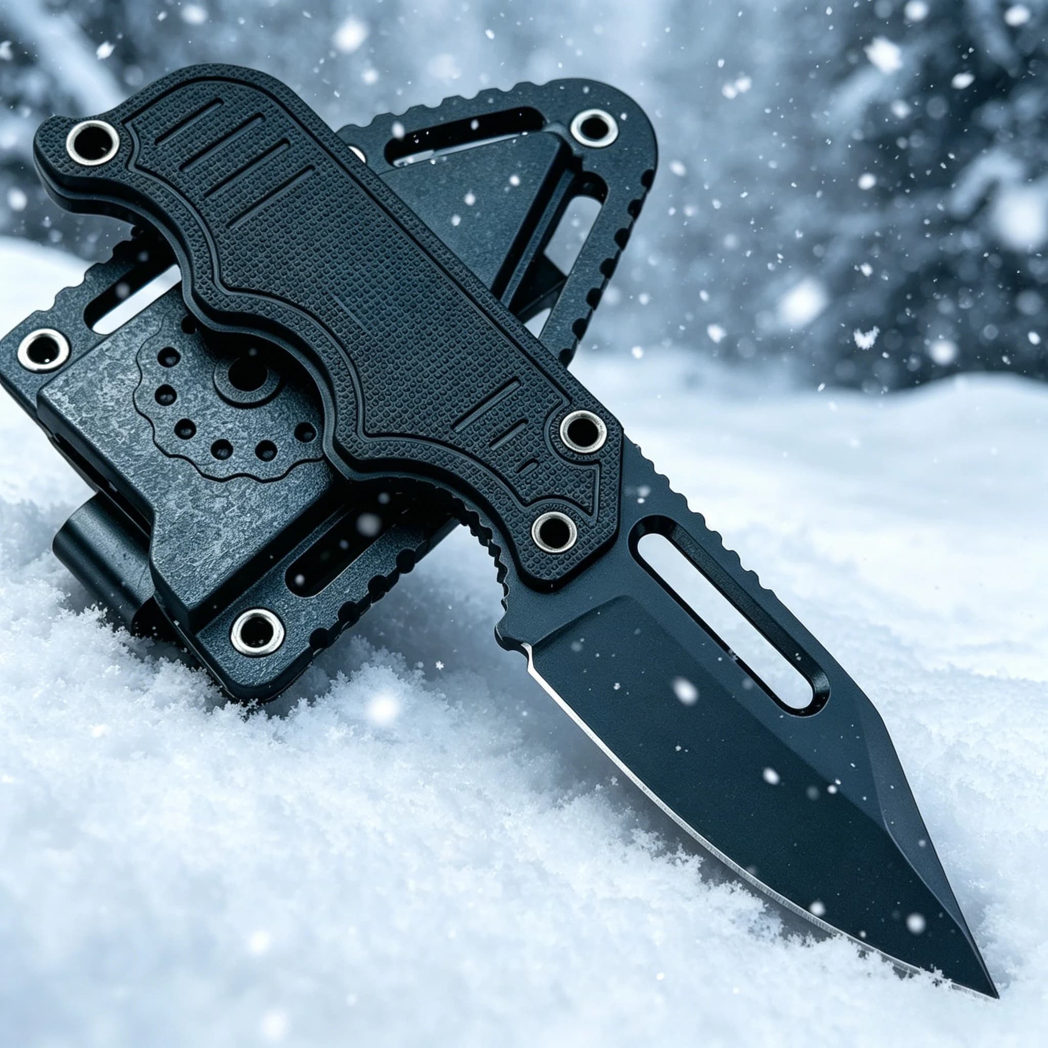 Mini Instinct EDC Fixed Blade – 5Cr15MoV Steel, Full Tang – Portable Neck Knife Ideal for Everyday & Light Outdoor Tasks